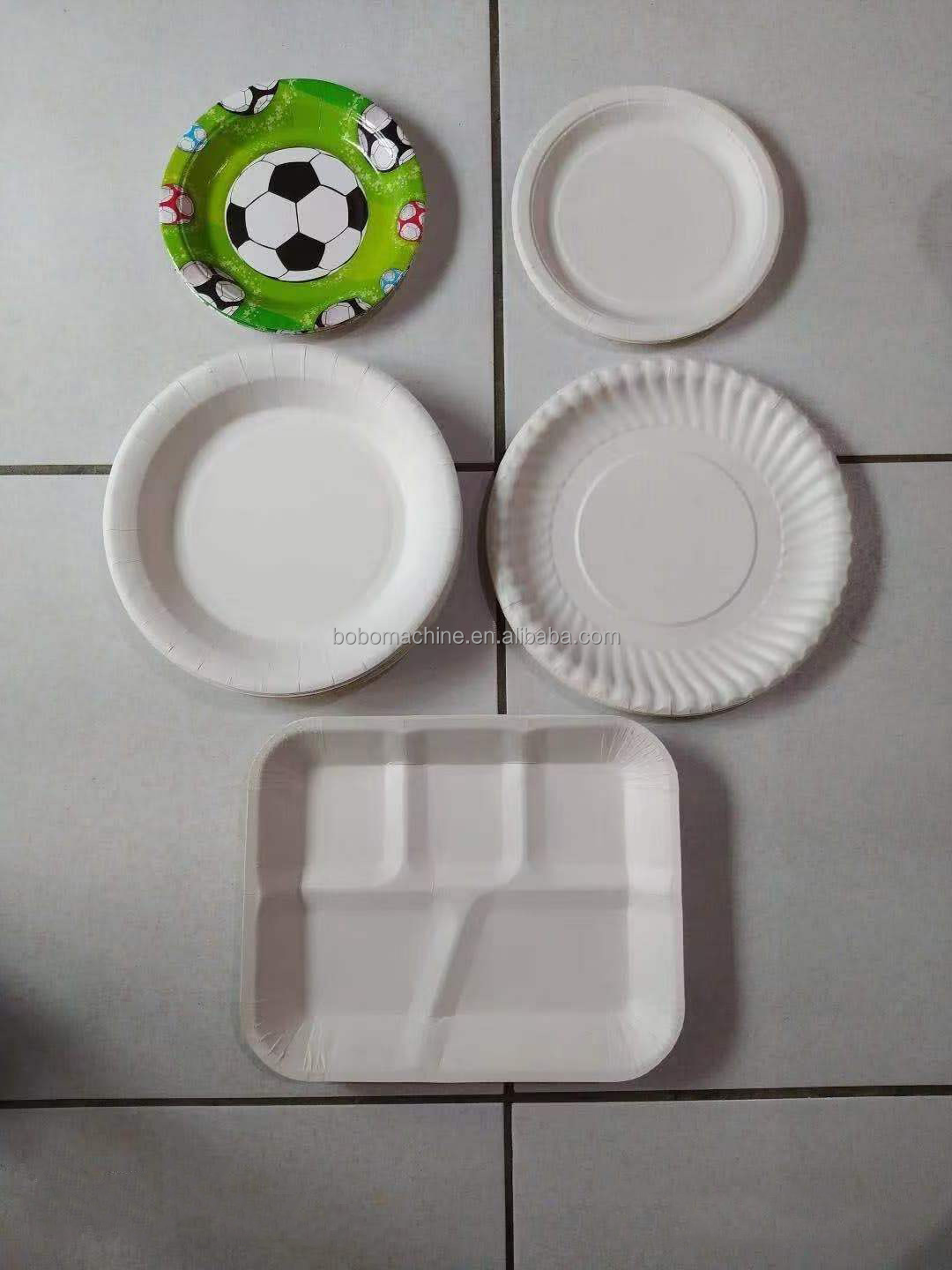 BOBO Machine hydraulic disposable paper cup and plate tableware making shown in a detail photo for this news article