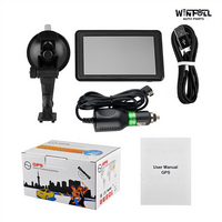 Navegador GPS para Auto Portátil de 5 Pulgadas, Impermeable, ABS, 4G HD, Sistema de Navegación Universal para Camiones, Aplicación Android, Radio FM, 12-24H, 1 Año