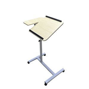 Escritorio Rodante de Madera para Portátil con Altura Ajustable, Mesa Móvil para Cama, Mueble de Oficina y Estación de Trabajo - Product Image 2