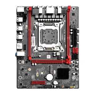 X79M2-Q Gaming DDR3 Dual Channel dengan Motherboard Desktop 5.1 Saluran Antarmuka M.2 Jaringan Gigabit X79 LGA 2011