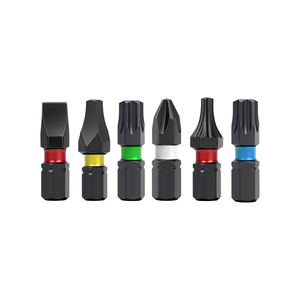 S2 1/4" Hex Shank Magnetic 25mm Phillips/Pozi/Cross/Star/Flat Head <b>Screwdriver</b> Multi-Type Power Tool Bits - Product Image 1