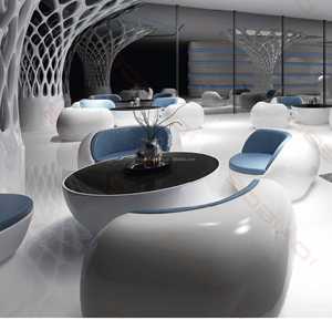 BOBIAO bianco lucido Executive singolo 3 posti in tessuto <span class=keywords><strong>Ceo</strong></span> Lounge in pelle per il tempo libero ricevimento dentale visitatore in attesa di ufficio divano - Product Image 2