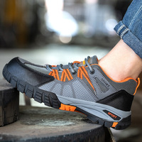 Zapatos de Seguridad Unisex BAEWOON N10 para Trabajo, Protección Laboral, Transpirables, con Puntera de Acero, Anti-perforación, Anti-aplastamiento, para Todas las Estaciones