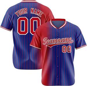 Tontons Factory Custom Youth Baseball Jersey Botón frontal con detalle de tubería clásica para Pro League Inspired Look - Product Image 5