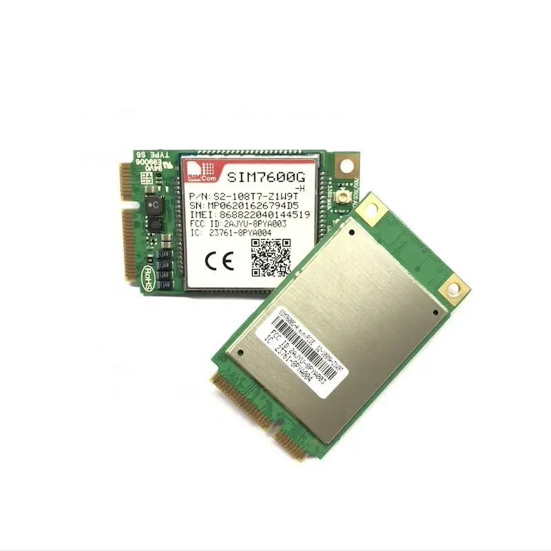 Simcom 4G Lte Cat-4 Module Sim7600 Mini Pcie Serie Gps Gprs Gnss Gsm Module SIM7600G-H Pcie SIM7600E-H SIM7600A-H SIM7600A-H