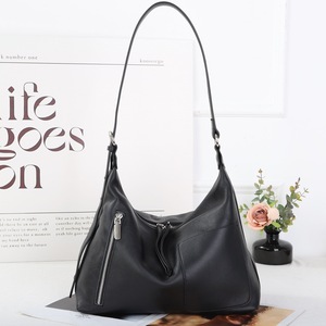 Leather Simple Shoulder <b>Bag</b> for Women Genuine Cow Leather Elegant Simple Crossbody Multifunction Ladies Girl Handbag - Product Image 4