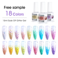 MissGel Disco Paillettes Réfléchissantes Couleur Vegan Vente en Gros Fournitures pour Ongles Marque Privée Personnalisée Paillettes Réfléchissantes UV Vernis à Ongles Gel