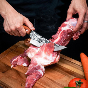 Couteau à désosser pour barbecue forgé à la main avec fourreau couteaux <span class=keywords><strong>de</strong></span> boucher couteau à filet en acier inoxydable élevé pour le Camping en plein air - Product Image 5