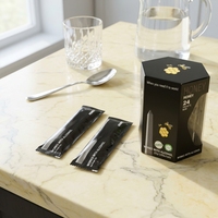 Caja de Sobres de Miel Reciclable Más Vendida para Paquetes de Suplementos de Salud Gold VIP Doubleshot Black Choco Hard Steel Gummy, Venta al por Mayor