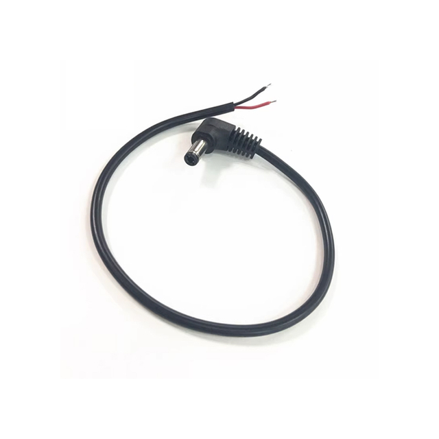 DC Jack 5.5*2.5 90 Degree Right Angle Wire Length Pigtail for Monitoring Routers Etc