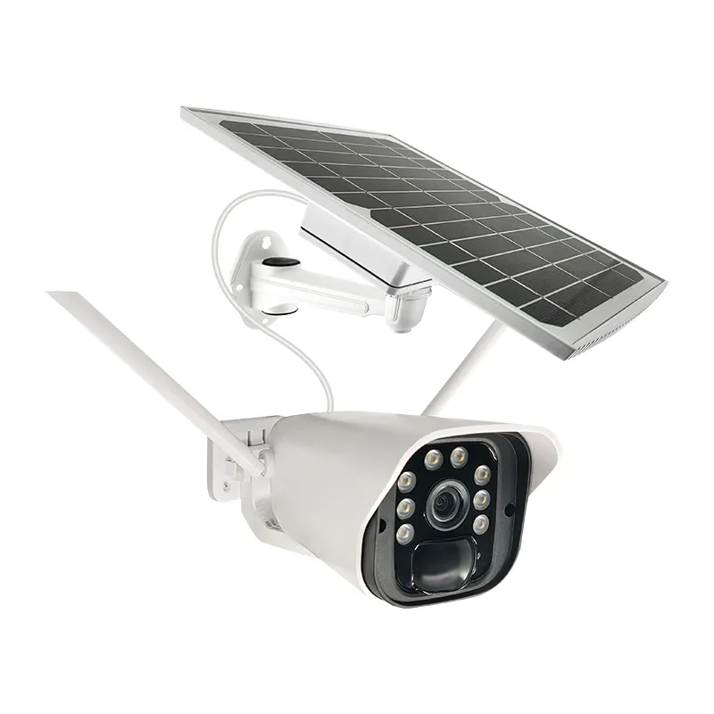 Tiêu thụ điện năng thấp năng lượng mặt trời Camera An Ninh 4 gam ngoài trời PTZ 5MP giám sát không dây CCTV Camera