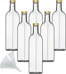 OEM Frosted Spraying Logo Printing 75cl 1L Taper Liquor Rum Gin Tequila Brandy Empty Vodka Glass Spirit Bottle 750ml Cork/<b>Screw</b> - Product Image 2