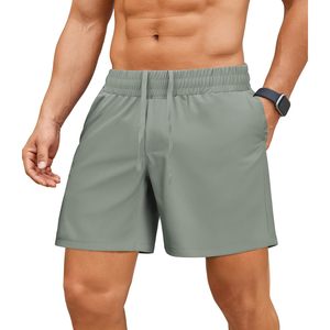 Men's Workout <b>Shorts</b> 5 Inch Lightweight Quick Dry Athletic Gym <b>Shorts</b> With Zip Pocket <b>Towel</b> Loop - Product Image 1