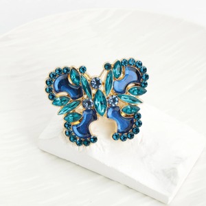 Phụ Nữ Của Mới Lạ Nút Trâm Sang Trọng Bướm Pin Cho Bữa Tiệc Cưới Váy Corsage Đầy Màu Sắc Rhinestone Huy Hiệu - Product Image 5