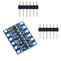 Convertidor de Nivel Lógico Bidireccional de 3.3V a 5V, 4 Canales, IIC I2C, Módulo