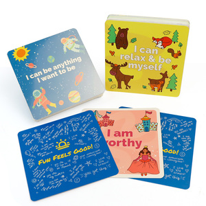 Boîte personnalisée avec couvercle et base pour cartes de jeu, fabriquée par un grossiste – Jeu de cartes d'affirmation personnalisé pour enfants - Product Image 1