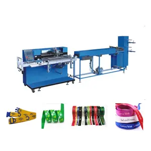 Roll to roll lanyard screen printing machine