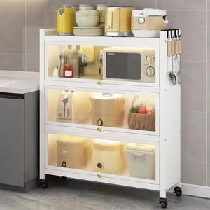 Meilleures ventes Nouvelle armoire de <span class=keywords><strong>rangement</strong></span> domestique multicouche anti-poussière brevetée pour petits appareils électroménagers - Product Image 5