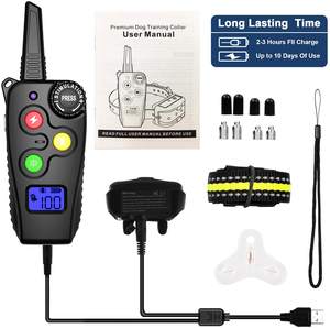 Outdoor-<span class=keywords><strong>Training</strong></span> Remote Haustier Halsband Jagd Schock Hund <span class=keywords><strong>Training</strong></span> Set E Halsband zum Stoppen des Bells - Product Image 4