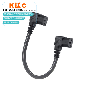SJT 16AWG C13 Right Angle Power Cord 13A 125V for Monitor Printer Desktop Computer - Product Image 2