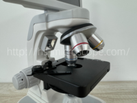 XSZ-188R Grey 7 Inch Touch Screen All-in-One Biological Microscope 40X-1600X for Laboratory Education