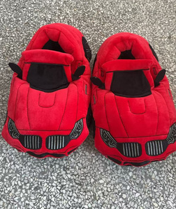 Pantofole Unisex Personalizzate in Cotone Peluche a Forma di Auto, Nuovo Design <span class=keywords><strong>Super</strong></span> Morbido e Confortevole per Casa, Adatte per Estate e Inverno - Product Image 3