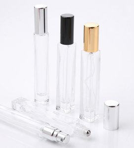 Botella de vidrio enrollable de aceite de perfume esencial de 10ml con bola de rodillo de acero inoxidable y cuentas de vidrio Bola de rodillo de vidrio con tapa dorada - Product Image 5