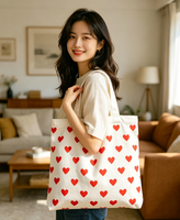 L'usine source vend des sacs à main en toile personnalisables, portables et écologiques, fabriqués par elle-même, pour le shopping.