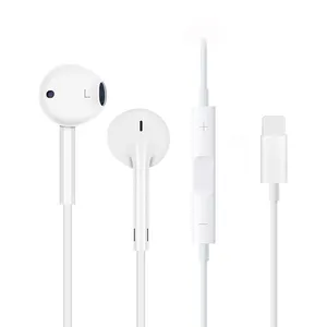 Éclairage Dans-oreille Écouteur de Câble avec Microphone pour Apple iPhone 7 Écouteurs Casque Écouteurs