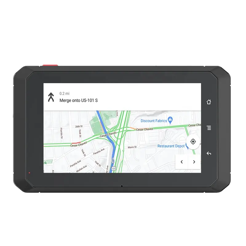 Destek yağmur modu akıllı kapasitif dokunmatik ekran Android tablet için ticari filoları ve taksi sevk sistemleri
