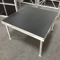 Plataforma de Escenario Chaoda de Altura Ajustable, Certificada por TUV, Aleación de Aluminio 6082-T6/6061-T6, Dimensiones Personalizables, Capacidad de Carga de 800 kg