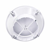 CD250 ABS Runder Decken-Diffusor Standard 250mm Verstellbarer Konus-Luftauslass Werkzeugfreie Schnellmontage HVAC Ohne Isolierung