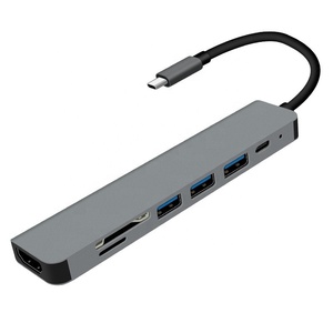 Usine 3in1 4in1 5in1 6in1 7in1 9 1 Port <span class=keywords><strong>USB</strong></span> 2.0 Hubs <span class=keywords><strong>USB</strong></span>-C OTG Type-C 3.0 <span class=keywords><strong>Interface</strong></span> Téléphone PC OTG Type-C 3.0 Hub Box - Product Image 5