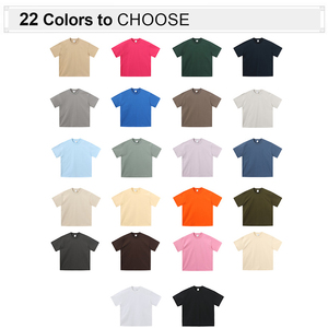 Camiseta AK39 de Alta Calidad, 275g, Cuello Redondo, Hombros Caídos, Talla Grande, Lisa, Personalizable - Product Image 3