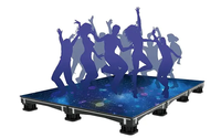Écran LED P4.81 de haute qualité, étanche, pour studios de télévision intérieurs, salles de sport, sols de danse interactifs virtuels 3D, affichage sur pied