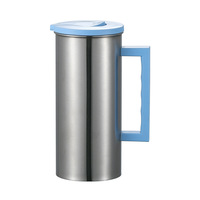 Bouilloire à eau isolée moderne de style coréen Bouilloire à eau chaude à double paroi en acier inoxydable Cool Touch Théières Bouilloire