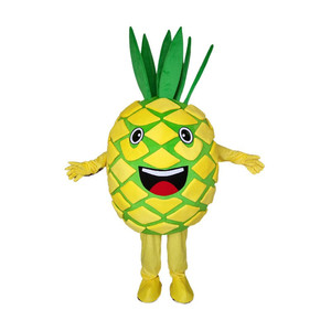 Costumes de personnages de dessins animés personnalisés fruits et légumes, accessoires de performance avec couvre-chefs mangue et ananas, pour spectacles de personnes portant des effets de <span class=keywords><strong>feu</strong></span> - Product Image 1