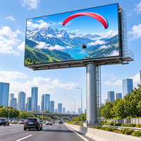 Écrans LED commerciaux P3.91 pour extérieur, 7680Hz, étanches IP65, garantie de trois ans, pour la publicité routière, fourniture de projets OEM
