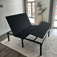 Lit intelligent électrique réglable de luxe moderne de haute qualité, portable, taille King, avec télécommande sans fil, design ferme, pour appartement et villa