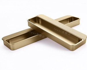 Modern Recessed Concealed Pull Handles Invisible Embedded Cabinet Handles for Wardrobe Cabinet Drawer &amp; Shoe Cabinet - Product Image 5