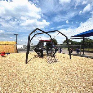 Filets d'escalade en <span class=keywords><strong>corde</strong></span> durable, filet de balançoire en <span class=keywords><strong>corde</strong></span> de polyester, filet de jeu <span class=keywords><strong>pour</strong></span> enfants, nœuds centraux, doux, sécurisé <span class=keywords><strong>pour</strong></span> les grimpeurs - Product Image 4