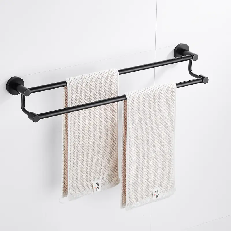 Accessori da bagno di ottima qualità porta asciugamani da 60cm a parete in acciaio inossidabile portasciugamani da bagno