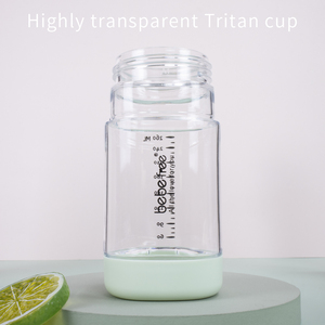 Taza de aprendizaje tritán con asa para bebés, botella de agua para bebés de 6 meses, a prueba de derrames - Product Image 6