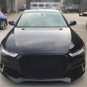 New High Quality Gloss <b>Black</b> ABS Aftermarket Grille for Audi A6 C7.5 S6 RS6 2016-2018 | Fast Delivery | US Cross-border Service - Product Image 6