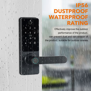 Kunci Pintu Digital Sidik Jari Pintar dengan Kamera Tuya, Kontrol Jarak Jauh Nirkabel Otomatis, dan Keamanan Mata Kucing - Product Image 4