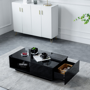 Ưu đãi đặc biệt hiện đại di động thêm màu trắng lớn tròn gỗ rắn etiopean và eritrean lễ Led nhà Bàn cà phê - Product Image 5