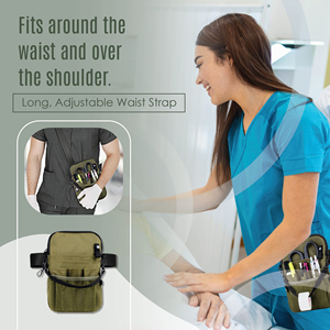 Accessoires pour infirmières, pochette organisatrice pour femmes, ceinture porte-outils, rangement pour stéthoscopes, urgence - Product Image 4