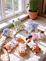 Offre Spéciale – Ours en Peluche Ultra Doux avec Rembourrage en Coton PP et Doublure en Maille – Jouet Confortable pour Enfants, Anti-Stress, Porte-clés Léger