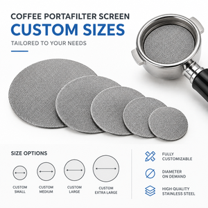 Grille <span class=keywords><strong>de</strong></span> tamisage pour expresso <span class=keywords><strong>en</strong></span> acier inoxydable, maille métallique, découpe précise, granulométrie personnalisée, pour boulangerie et kit <span class=keywords><strong>de</strong></span> café <span class=keywords><strong>de</strong></span> camping, livraison rapide - Product Image 5