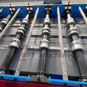 China 'S Volautomatische Ibr Dakplaat Maken <span class=keywords><strong>Machine</strong></span> Zink Stalen Dakpannen Kern Inclusief Lager Motor Pomp Plc Controle 380V - Product Image 5